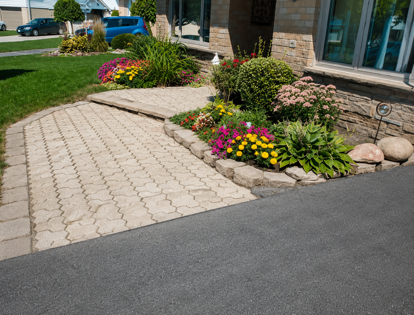 Custom Garden Design & Installation by NorthStone Landscaping in the Toronto and GTA area