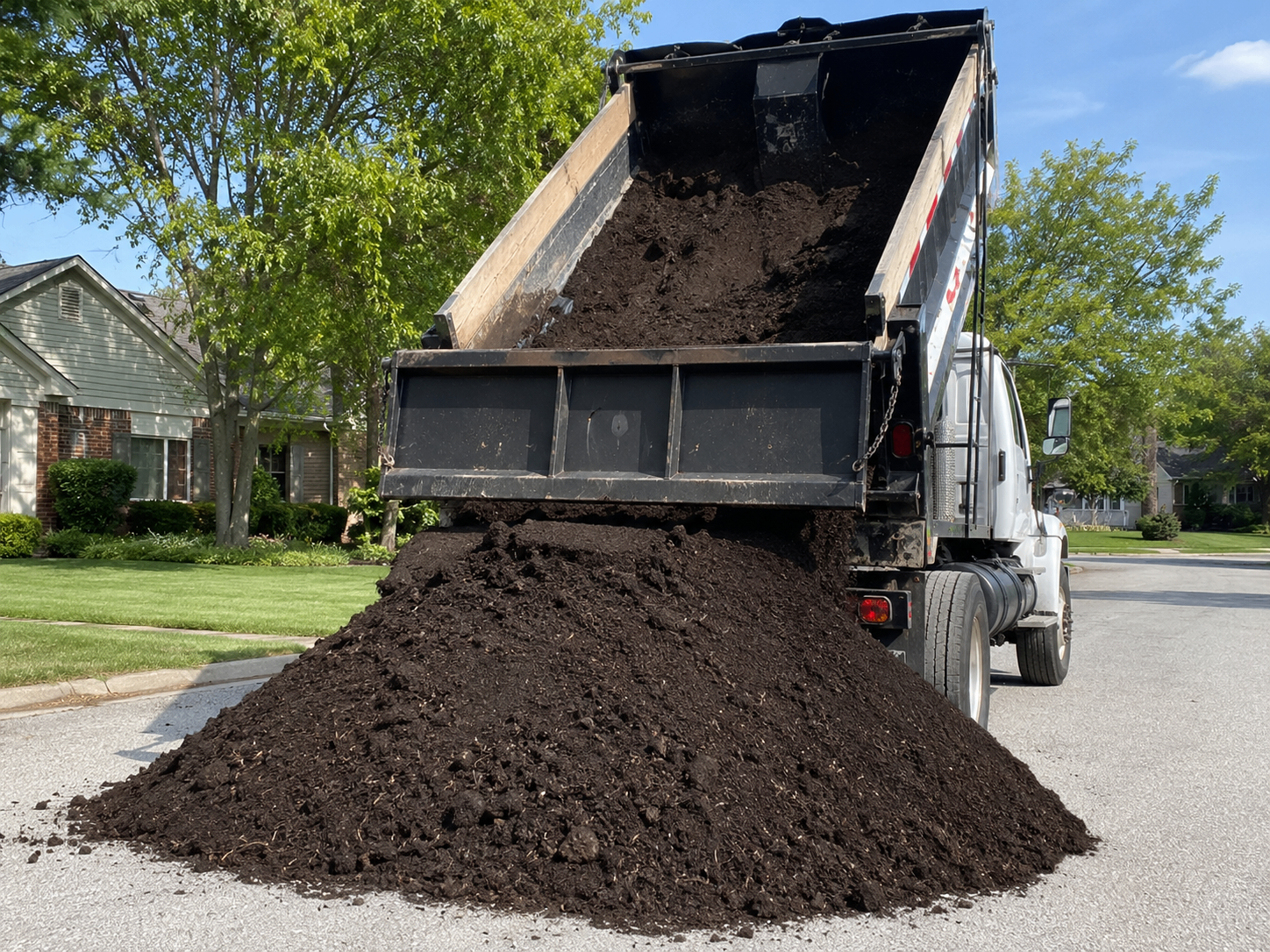 Soil and Mulch Delivery by NorthStone Landscaping in the Toronto and GTA area